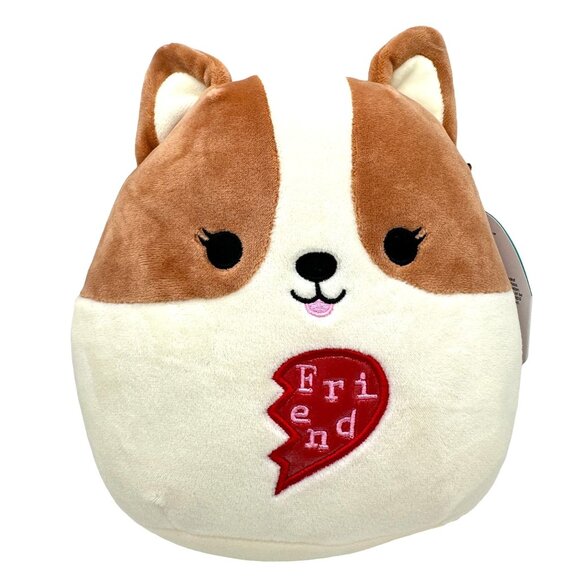 Squishmallows 8" Regina The Corgi Friend Valentines Day Plush - Picture 1 of 10